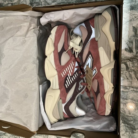 Size 8 - New Balance 9060 Low Cherry Blossom Pack - Mineral Red